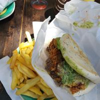 Estaba muy bueno, gran variedad 💚 #Veganuary at Taoveg in Santiago