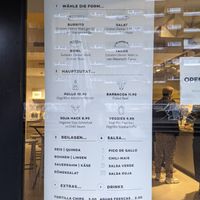 Instructions to make your own meal. at Chupenga - Checkpoint Charlie in Berlin