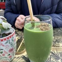 Green smoothie at Sage in Belfast