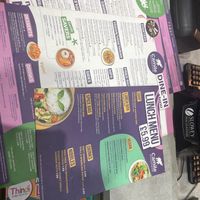 Menu with vegan options such as vegan spice bag at Camile in Belfast