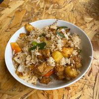 Vegan spice bag in Belfast northern ireland at Camile in Belfast