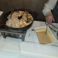 The buffet at Veg Society of DC in Washington