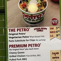 Lot’s of vegan options    at Petro's Chili & Chips in Knoxville