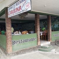 Exterior of restaurant   at Italian Carolina in Puerto Jimenez