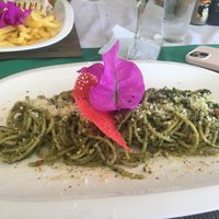 Pesto Pasta   at Italian Carolina in Puerto Jimenez