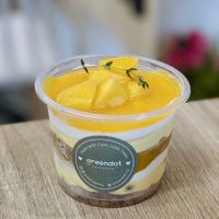 Vegan Fresh Mango Coconut Cake Parfait at Greendot 绿一点 - Jurong Point 1 in West Singapore