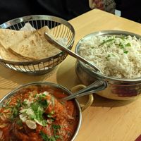 Dish & bread at Swadishta - Lützowstr in Berlin