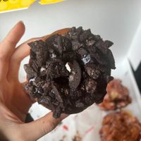 choc glaze oreo at The Donut Patch in Oviedo