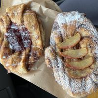 Cherry Chocolate- & Apple Franzbrötchen  at Nur Hier - Max-Brauer-Allee in Hamburg