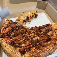   at Fat Tony's Pizza in Whistler