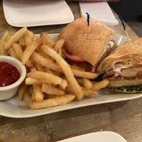 Vegan Chicken sandwich  at Red Bamboo in New York City
