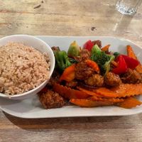 Szechuan beef   at Red Bamboo in New York City