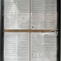 Outdoor menu  at Red Bamboo in New York City