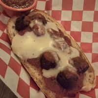 Meatball hero at Red Bamboo in New York City