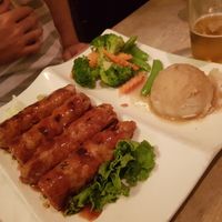 Vegan bbq ribs at Red Bamboo in New York City