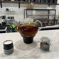 Tea samples  at Brooklyn Tea in Atlanta