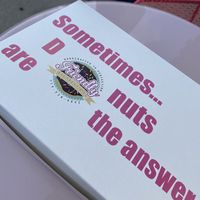 The box at Friendly Doughnuts in Orange