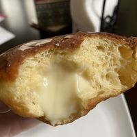 Vegan Boston Cream with Chocolate  at Friendly Doughnuts in Orange