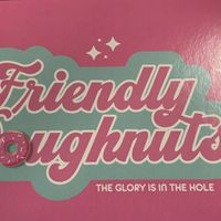 Box cover #Veganuary at Friendly Doughnuts in Orange