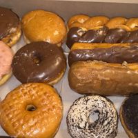 Different selection #Veganuary at Friendly Doughnuts in Orange