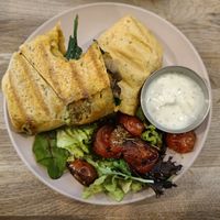 Breakfast burrito at Vibes in Dorchester