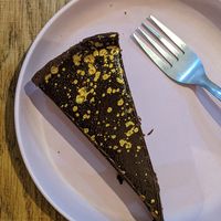 Chocolate torte - gluten free and delicious! at Vibes in Dorchester