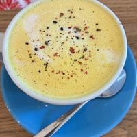 Vegan Turmeric Latte   at Vibes in Dorchester