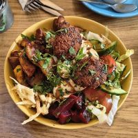 Buddha bowl at Vibes in Dorchester
