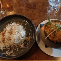 Vegan palak paneer. at Puben in Uppsala