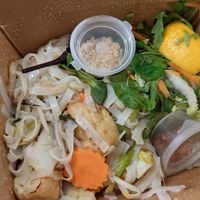 Pad Thai Tofu with rice noodles at Soi 38 in Edinburgh