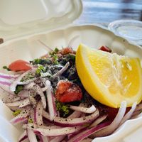 Side salad?   at Emelina's in San Carlos