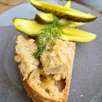 Vegan "Schmalz" 🌱👍 at Mana Food - Moabit in Berlin