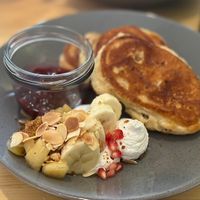 Banana pancakes  at Mana Food - Moabit in Berlin