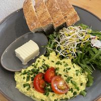 Vegan scrambled tofu  at Mana Food - Moabit in Berlin