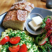 Scrambled veg at Mana Food - Moabit in Berlin