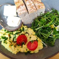 Scrambled Vegg at Mana Food - Moabit in Berlin