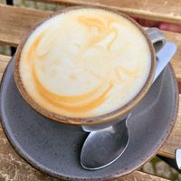 Cappuccino at Mana Food - Moabit in Berlin