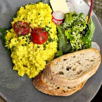 Scrambled vegg at Mana Food - Moabit in Berlin