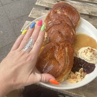 For size reference.  haha. 2 would be enough!  at Mana Food - Moabit in Berlin