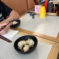 Veggie dumplings   at Saigon Mamma in Carnegie