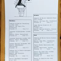 Menu page at Erchy's at Erchy's in Berlin