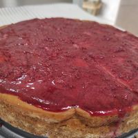 Tarta de queso at Saboro Comida Consciente in Castellon De La Plana