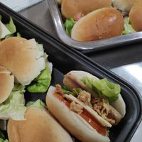 Mini Hot dogs at Saboro Comida Consciente in Castellon De La Plana