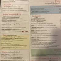 menu at Rossopomodoro - Molino delle Armi in Milan