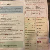 menu at Rossopomodoro - Molino delle Armi in Milan