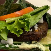 Actual Veggies Burger at PLNT Burger in Alexandria