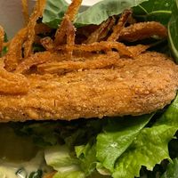 Save The Bay Fillet sub with Swiss Chard Wrap at PLNT Burger in Alexandria