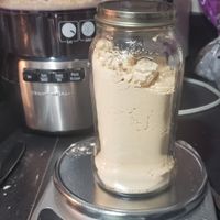 10 oz pea protein for little less than $10! Only ingredient is pea protein! 22g of protein per ounce, and soo versatile for cooking/baking at Mason & Greens in Alexandria