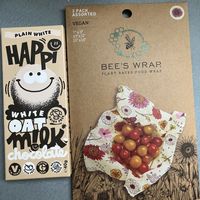 White chocolate and eco friendly food wraps   at Mason & Greens in Alexandria