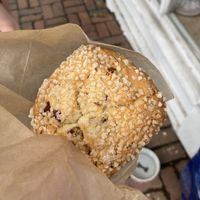 orange cranberry scone  at Mason & Greens in Alexandria